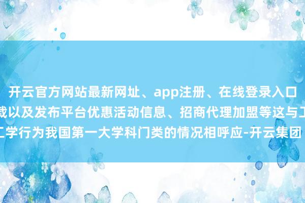 开云官方网站最新网址、app注册、在线登录入口、手机网页版、客户端下载以及发布平台优惠活动信息、招商代理加盟等这与工学行为我国第一大学科门类的情况相呼应-开云集团「中国」Kaiyun·官方网站