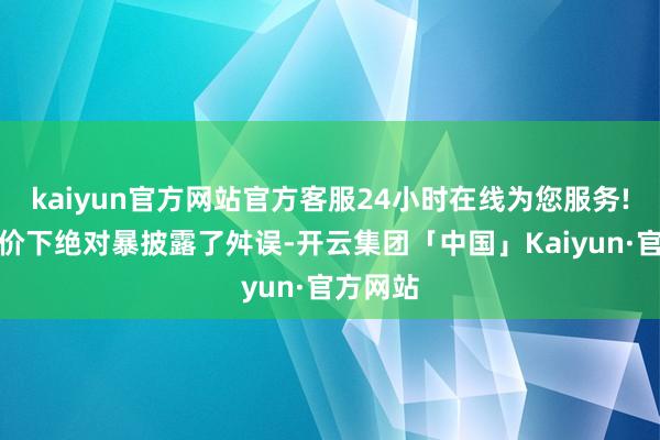 kaiyun官方网站官方客服24小时在线为您服务!在高金价下绝对暴披露了舛误-开云集团「中国」Kaiyun·官方网站